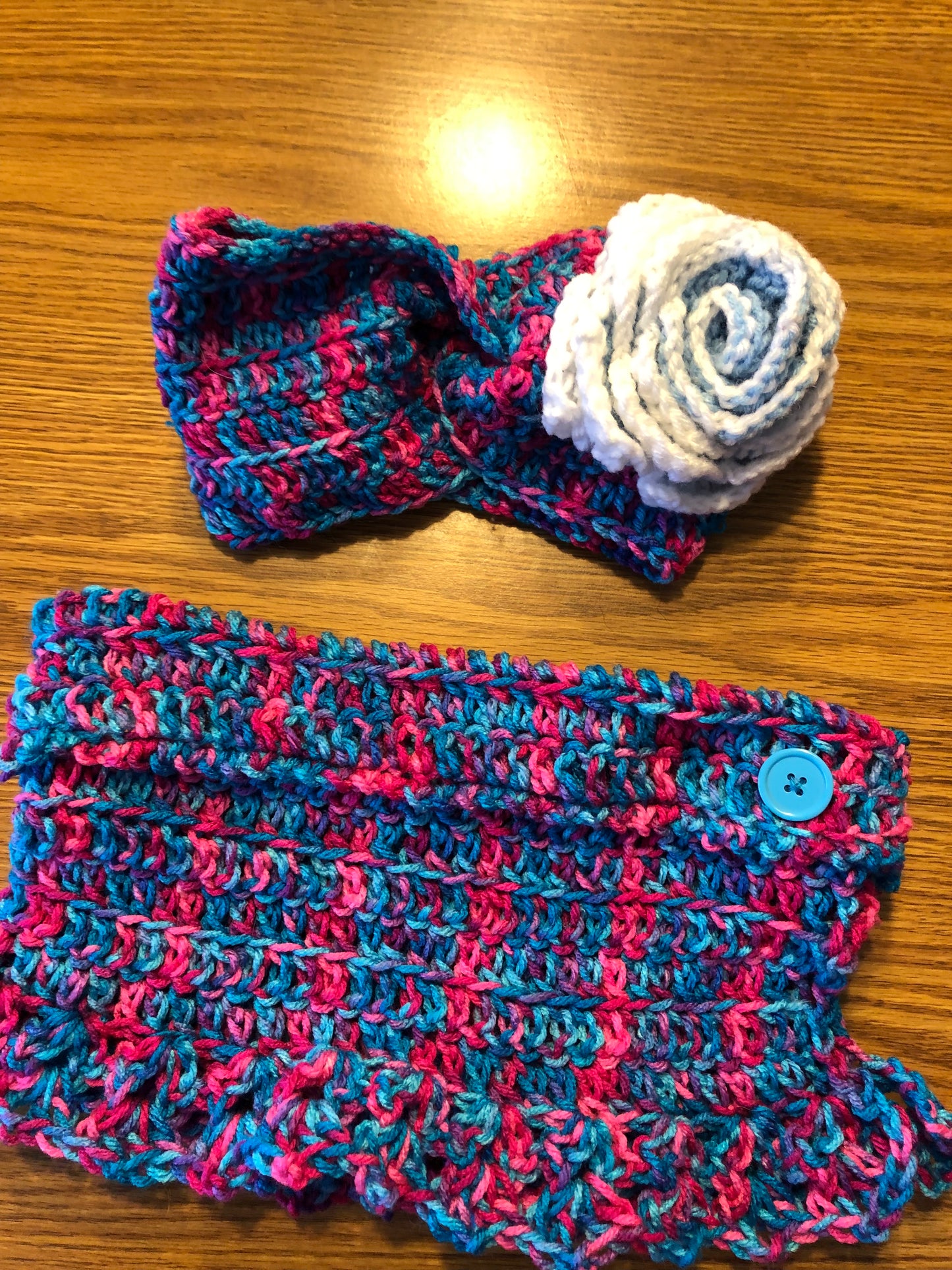Cowl and headband