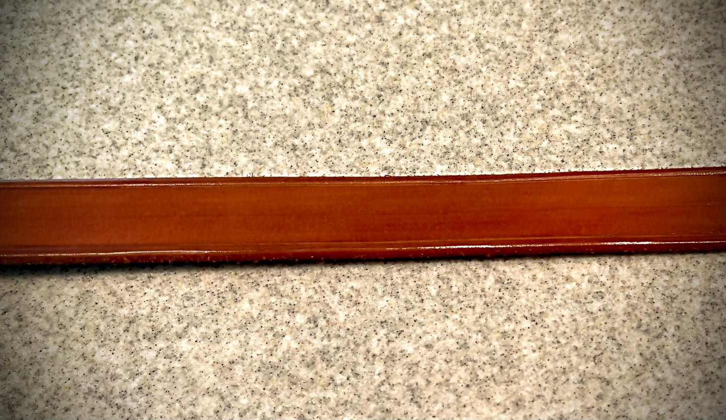 Plain Leather Belt 1 inch width