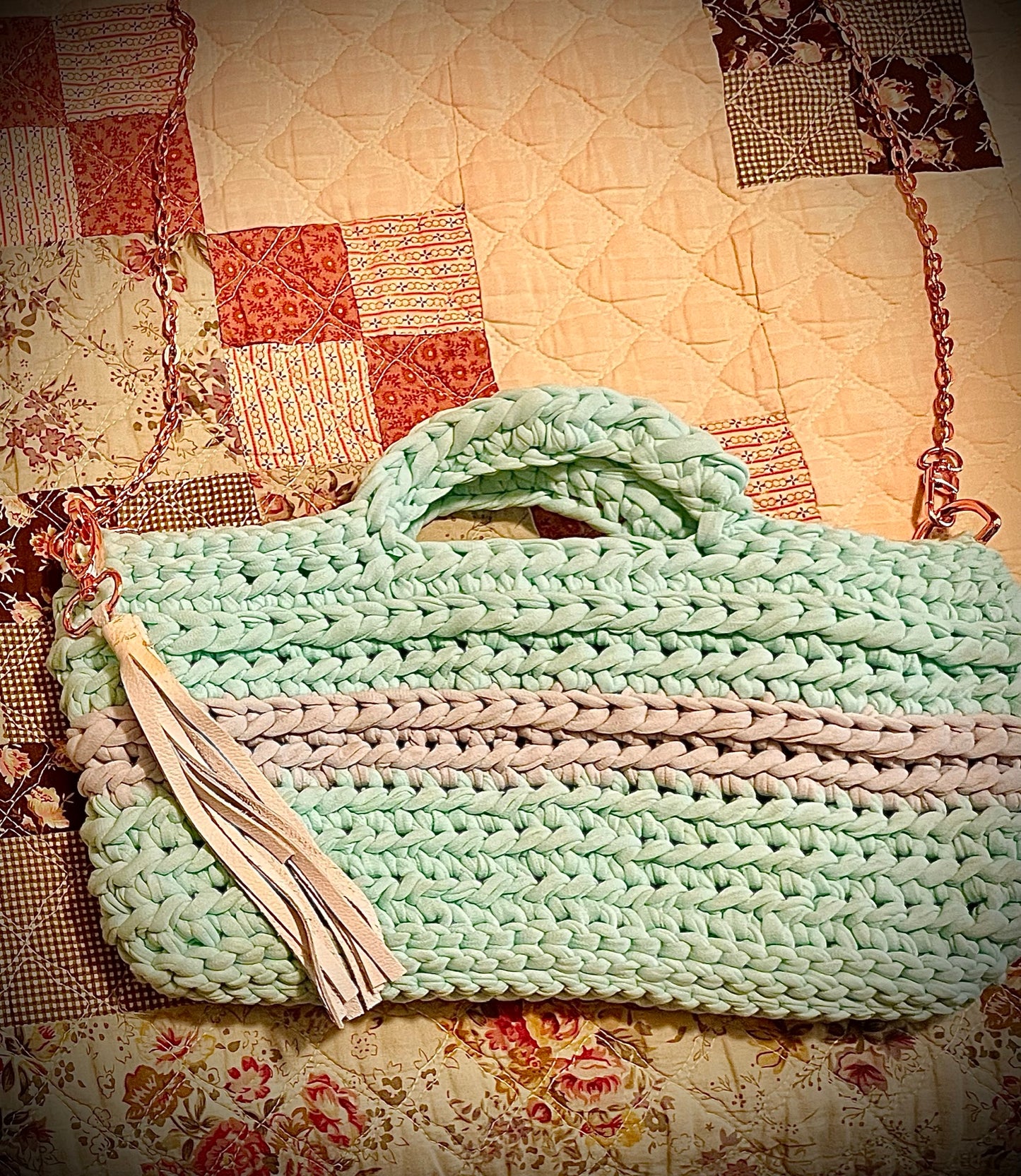Two toned clutch