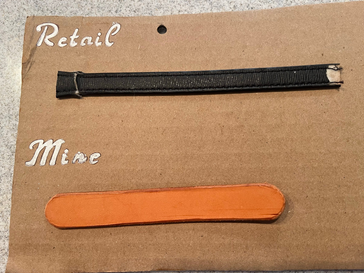 Spine-patterned leather belt 1 and 1/2 inch width